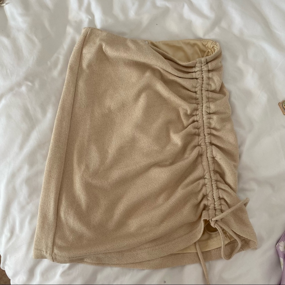 Princess Polly ruched mini skirt